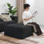 Repose-pieds en velours côtelé 39,37 po Nikodemos-1301577132
