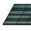 Tapis bleu à rayures horizontales lavable à la machine-1963095621