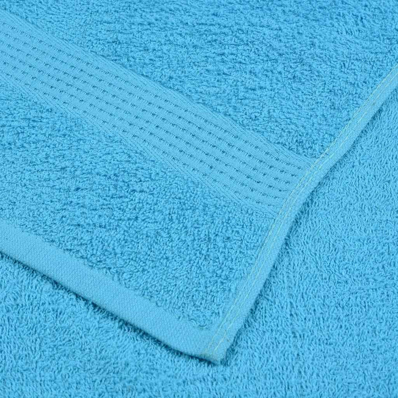 100% Cotton Mulit-Size Set, 6 Piece Towel Set, Turquoise