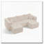 Canapé modulaire compact compact sans assemblage, conception peu encombrante