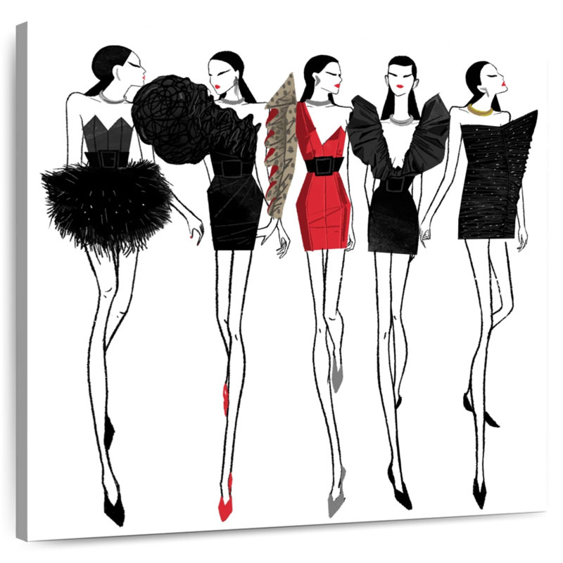 Shuttleworth Fashion Pop of Red, H 30 po x l 30 po
