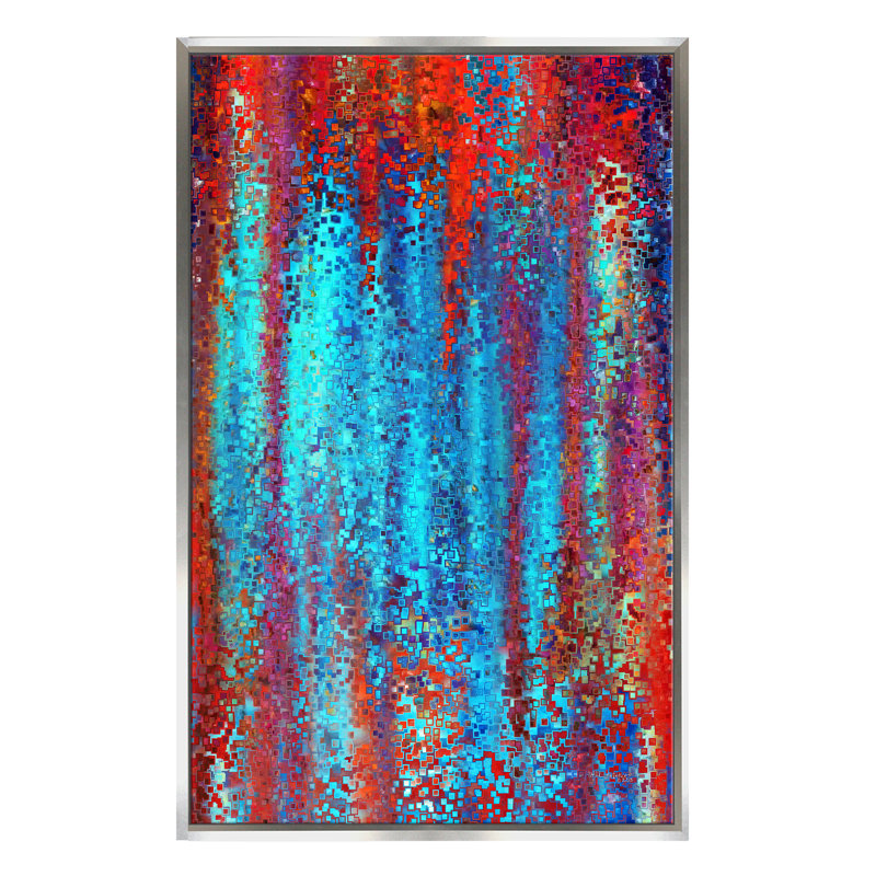 «Great Peace», impression sur toile, H 51,5 po x l 31,5 po x P 2 po, Cadre flottant argent