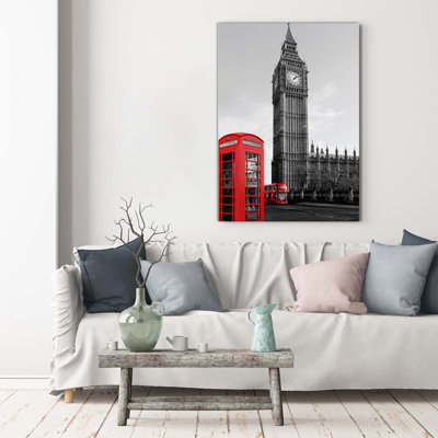 Big Ben London - Wrapped Canvas Print