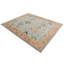 Tapis oriental gris clair / orange / bleu en laine et en coton noué à la main Lowenstein-84941000