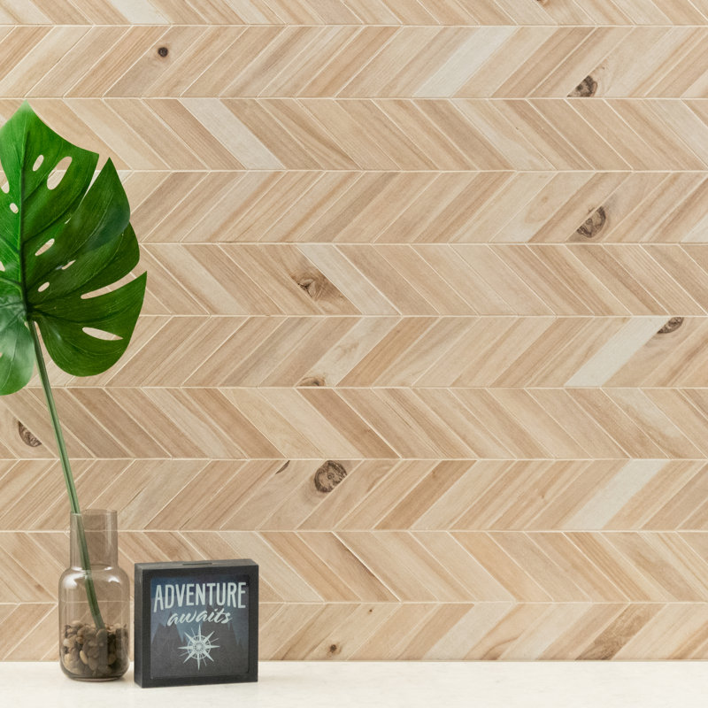 Gardenpark 12 in. x 15 in. Matte Porcelain Wood Look Floor and Wall Tile, Natura