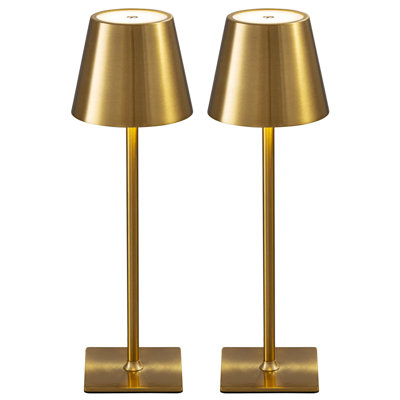 Portable Cordless LED Table Lamp, Dimmable Desk Lamp With 3 Colour Modes, Touch Control