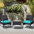 Patiojoy 2 - Person Patio Conversation Set with Cushions-80490898