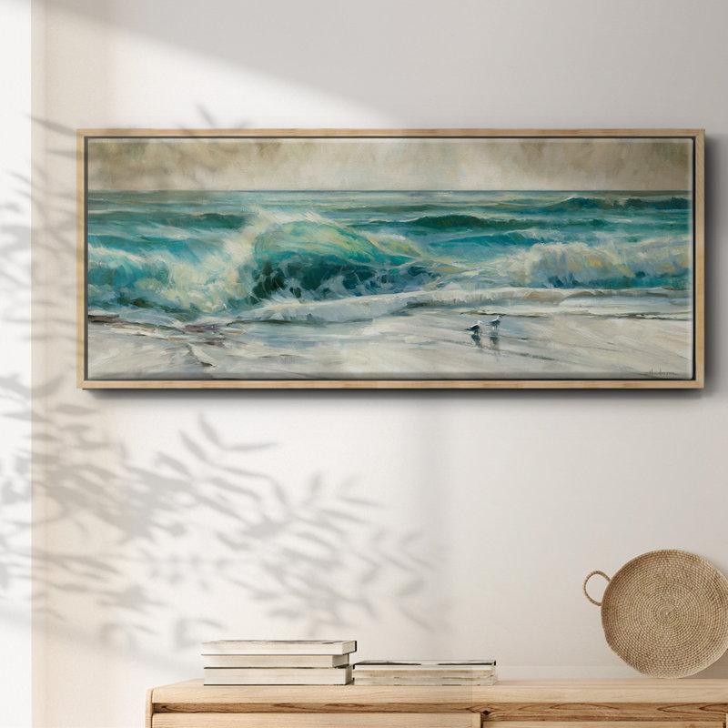Water Music - toile encadrée, H 20 po x l 50 po
