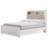 Beamond Upholstered Bookcase Storage Bed-115848738