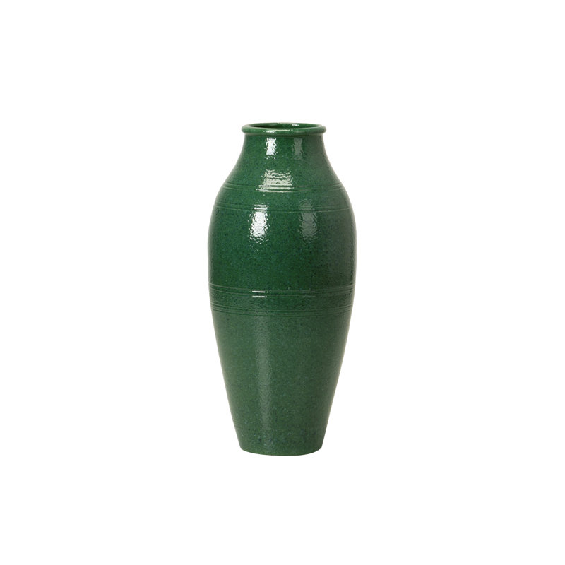 Ceramic / Porcelain Floor Vase, Green, 60" H x 26" W x 26" D