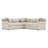 Bernhardt 3 Piece Barnes Fabric Sectional
