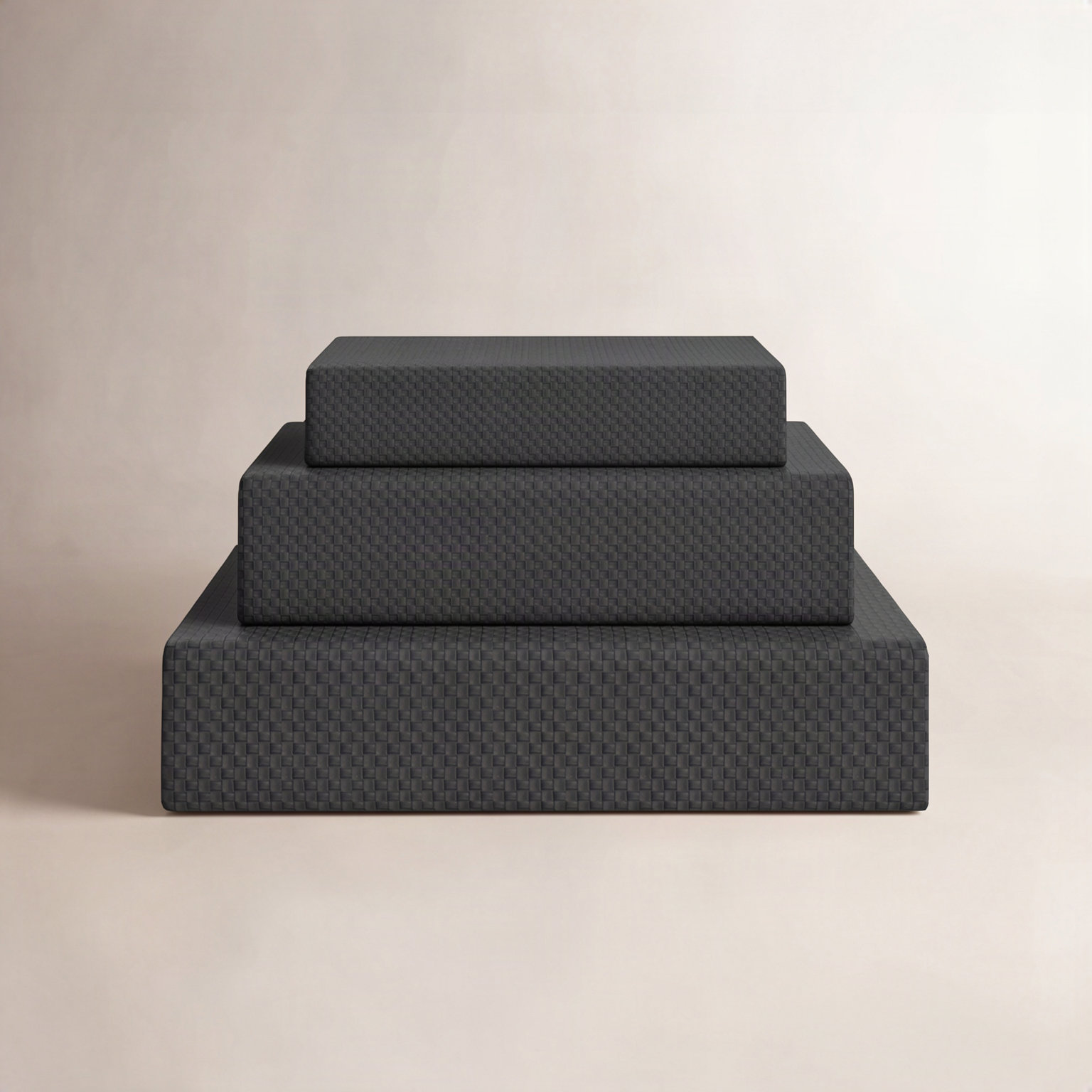 Vanora Faux Leather Book Box Set, Black