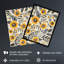 Yellow Marigold Flowers Pattern Wildflowers Wall Art Print