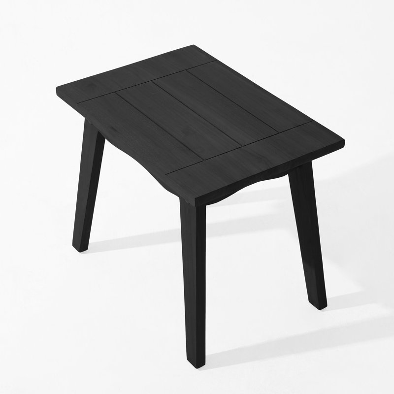 Table d'appoint Jolliff, Noir, Gris