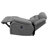 Rochon Upholstered RAF Power Recliner Grey
