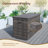Moda Furnishings Seattle 66.93'' W 296 Gallons Water Resistant Metal Deck Box in Brown