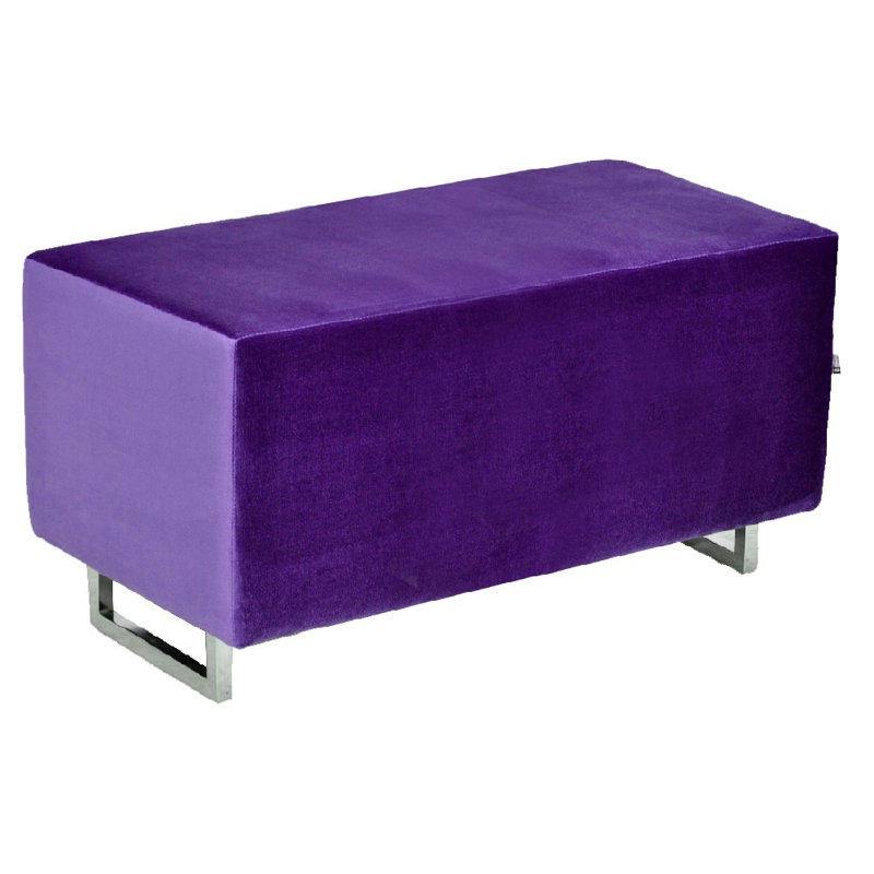 Pepi Upholstered Bench, Violet