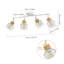 White 4-Light Iron Ceiling Spotlight