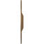 Médaillon de plafond Endurathane Galveston, DE 36 5/8 po x P 3 5/8 po x P 2 3/8 po (convient aux auvents jusqu'à 4 3/4 po), finition bronze frotté peint à la main-29061552