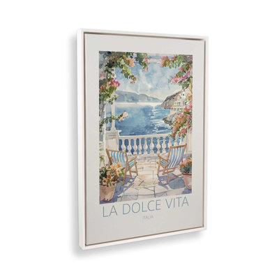 La Dolce Vita View Canvas Art Print
