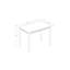 Ensemble de table de salle à manger à hauteur de comptoir 5 pièces comprenant une table de salle à manger rectangulaire et 4 chaises en tissu de lin, noir et cerise-106903079-106903077