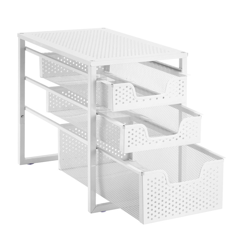 Rangement de dessous d'évier, Blanc