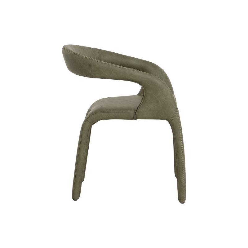 Atika Upholstered Arm Chair, Ivanhoe Pine