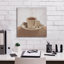 Art mural sur toile «Coffee And Co 3 Neutral» par Janelle Penner, Winston Porter, 18 po x 18 po-1015844009