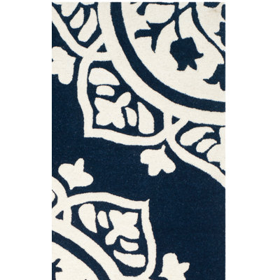 Rudra Hand Tufted Wool Floral Rug