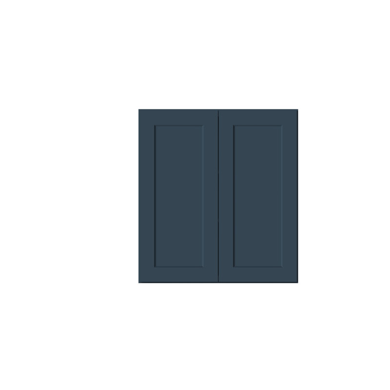 DL Cabinetry (prêt à assembler) Armoire murale à double porte de style Shaker de l 36 po x H 36 po x P 12 po - gris Cyber