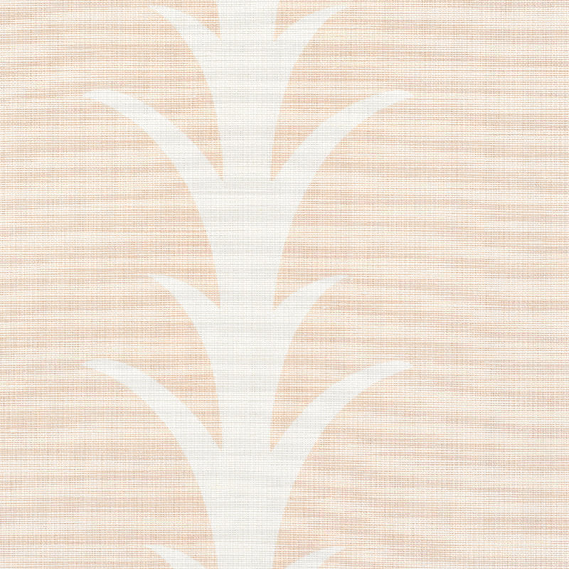 Schumacher x Celerie Kemble Acanthus Stripe Fabric, Blush
