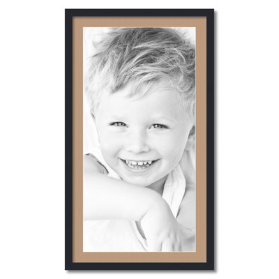 Cadre pour photo simple 18 po x 36 po en bois mat