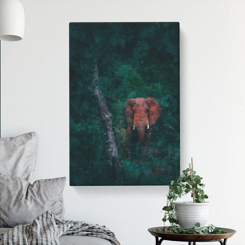 Elephant Vol.8 Painting - Wrapped Canvas, 50cm H x 35cm W x 3cm D
