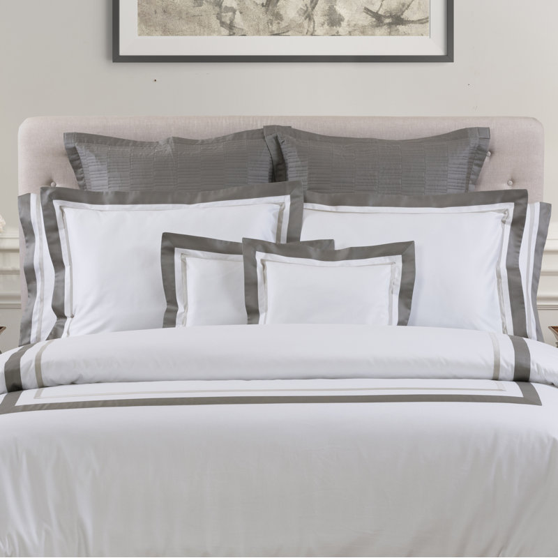 Eliana Pillow Sham, Boudoir, Silver Gray