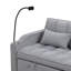 Canapé-lit convertible moderne avec lit gigogne, dossier inclinable, ports USB et rangement - causeuse 3-en-1 pour petits espaces-930224743