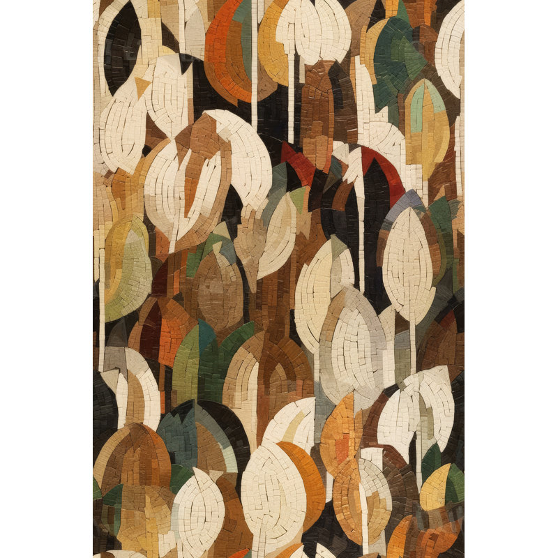 «Mosaic Leafs» par Treechild, H 72 po x l 48 po