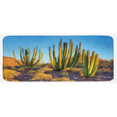 Tapis de cuisine cactus