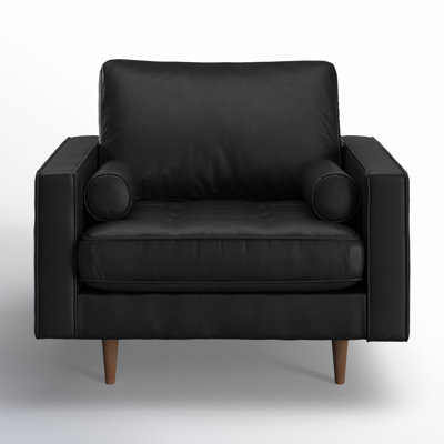 Geo Vegan Leather Armchair