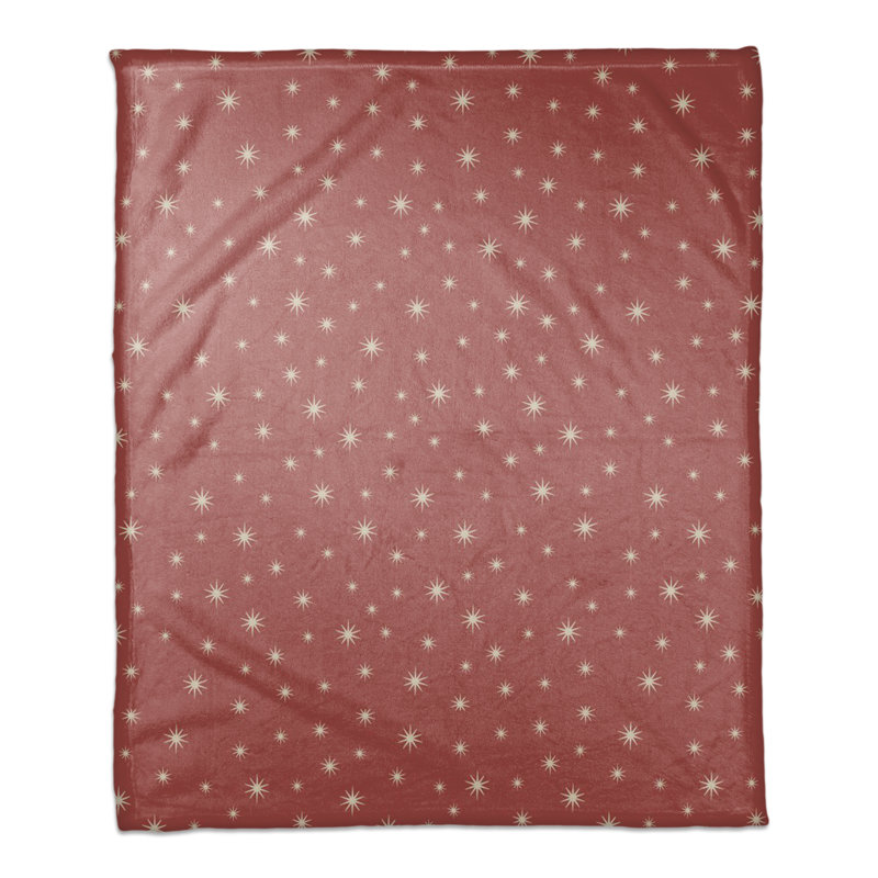 Hand Woven Throw Blanket, Red