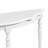 42'' Circular Curved Half-Moon Console Table With Cloud Design Top And Open Shelf Solid Wood Frame And Legs