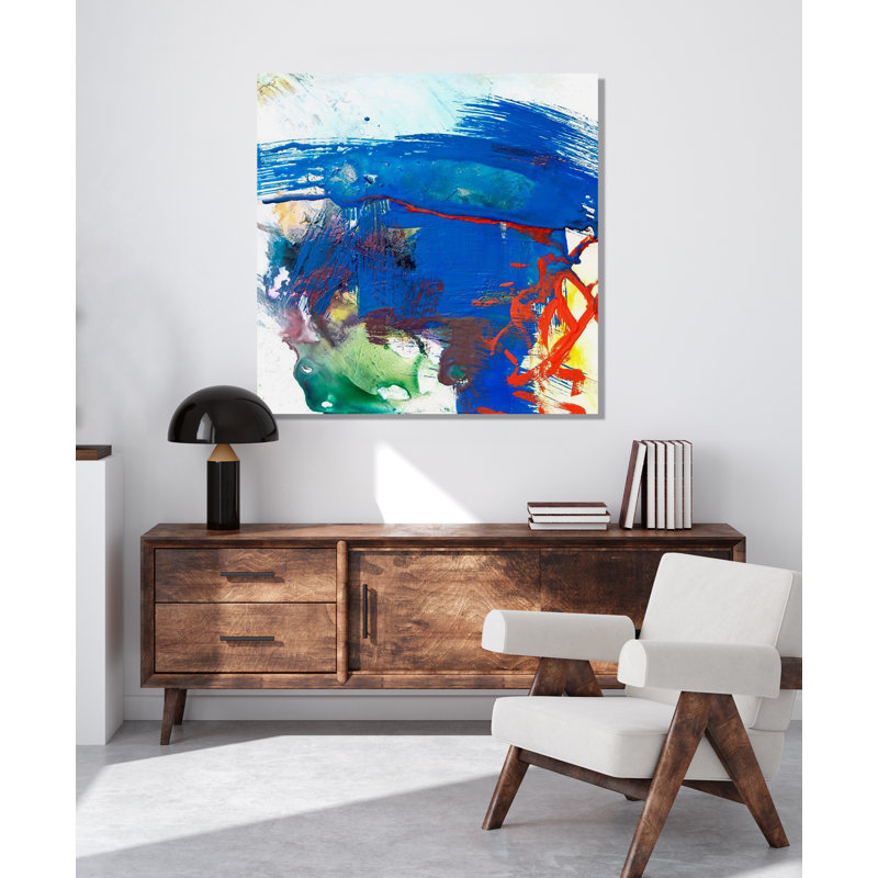 Flourspar - Artist Enhanced Canvas Print, Black Framed Canvas, 24" H x 24" W x 1.75" D