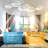 39'' 7-Blade Dimmable Reversible Ceiling Fan With LED Lights And Remote Control