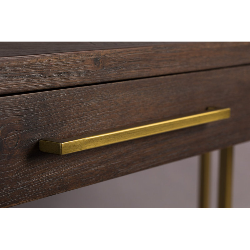 47'' Solid Wood Top Console Table