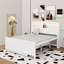 Lit plateforme double avec lit gigogne et tiroirs-1838900309