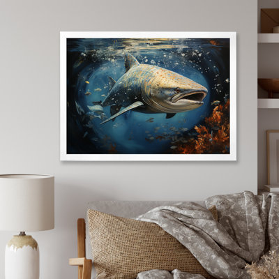 " Gray Blue Shark Elegance II "