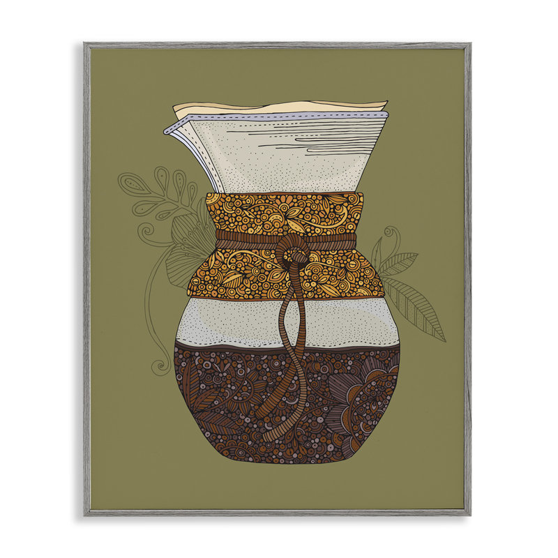 «Pour Over Coffee» par Valentina Harper, Estampe numérique Farmhouse, H 14 po x l 11 po
