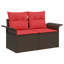 Ensemble de canapé de jardin avec coussin vidaXL 10 pièces-919671543