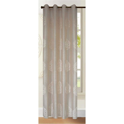 Hughesville Semi Sheer Curtain Single Panel