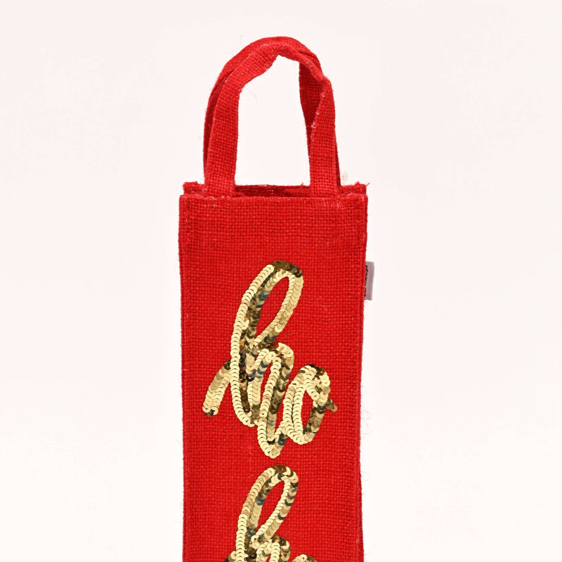 Sac-cadeau de Noël avec paillettes