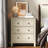 3-Drawer Nightstand, 23.6'' Wood Storage Chest-185163921